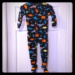 Carter's Dinosaur Footed Pajamas